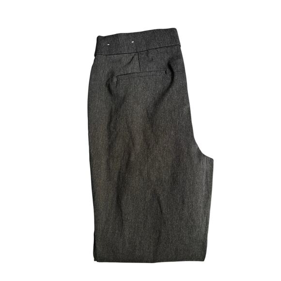 Liz Claiborne Slacks Womens Size 14 Dark Gray Stretch Straight Leg Pockets Pants - Picture 2 of 8